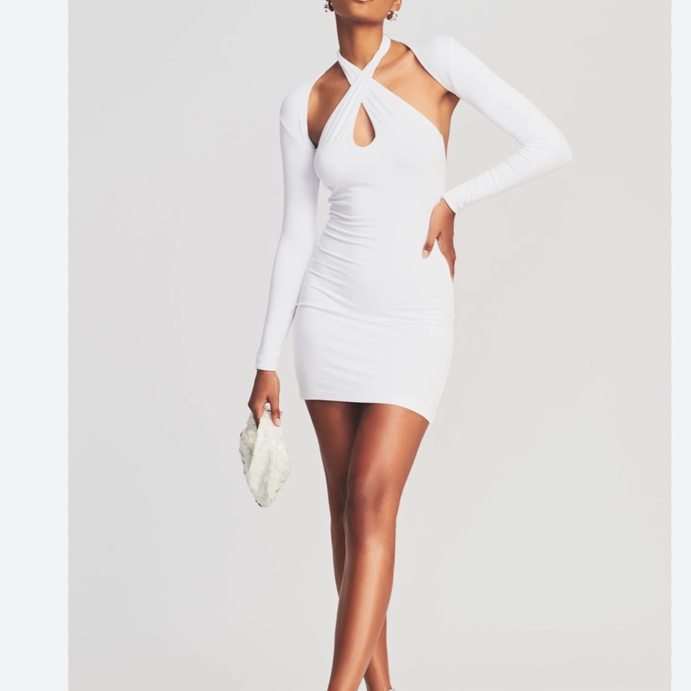 SER.O.YA Lana Mini Dress Size L With Long Sleeved Shurg Jacket Two Piece Set